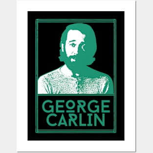 George carlin\\retro fan artwork Posters and Art